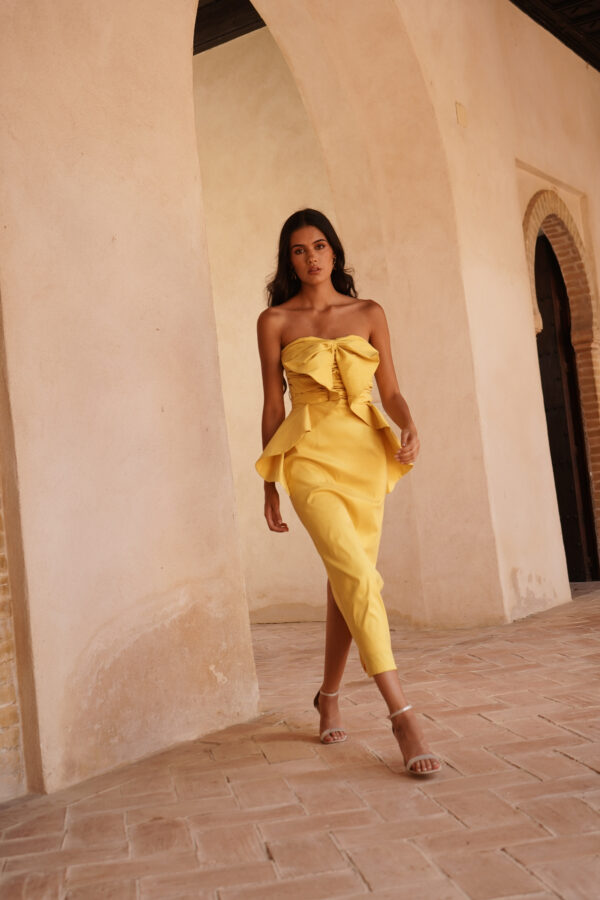 Mary Yellow Dress - Image 3