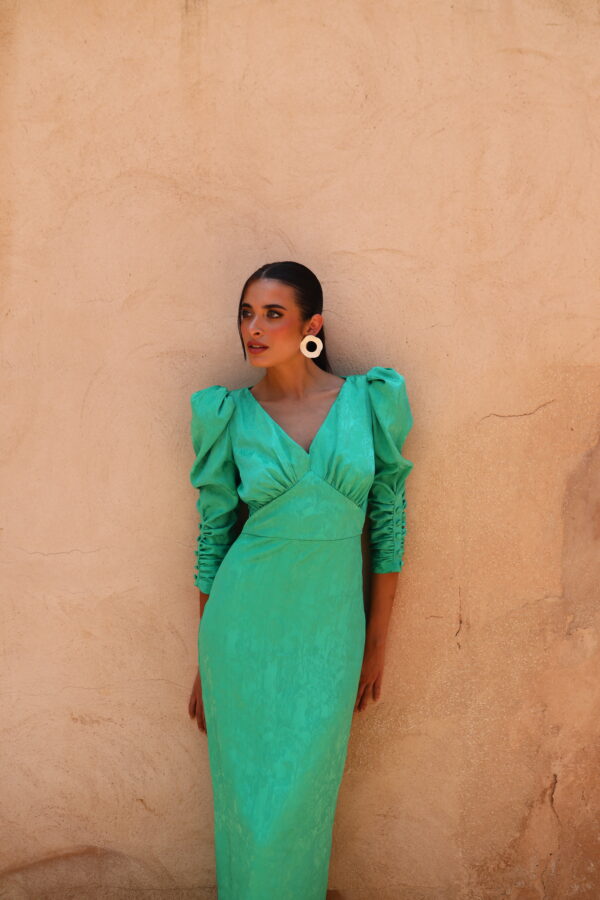 Teresa Turquoise Dress - Image 3